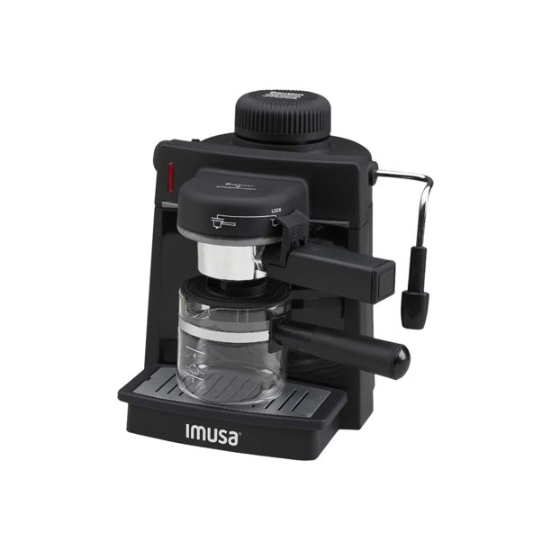 imusa 4 Cup Red Espresso & Cappuccino Maker