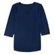 thumbnail image 2 of Alfani Womens Keyhole Pullover Blusa, Azul, XX-Large Alfani Pull-over, 2 of 2
