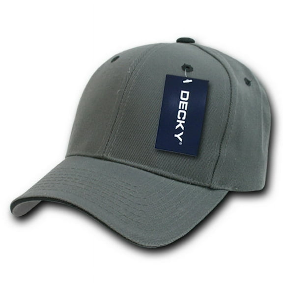 Decky 2003-CHABLK Sandwich Visor Baseball Cap, Charcoal & Black