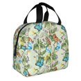 thumbnail image 2 of Vsdgher Meadow Plants And Butterflies Print Lunch Bag, Lunch Box for Women Adult Men, Lunch Tote Insulated Cooler Lunch Container for Work/Office/Picnic/Travel, 2 of 8