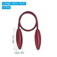 thumbnail image 2 of Uxcell Creative Curtain Tiebacks Clips Decorative Window Drape Twist Tie Backs, Burgundy 2 Pack, 2 of 6