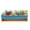 Blue, variant on Succulent Pots, 12'' Large Long Rectangle Succulent Planter Pots with Drain