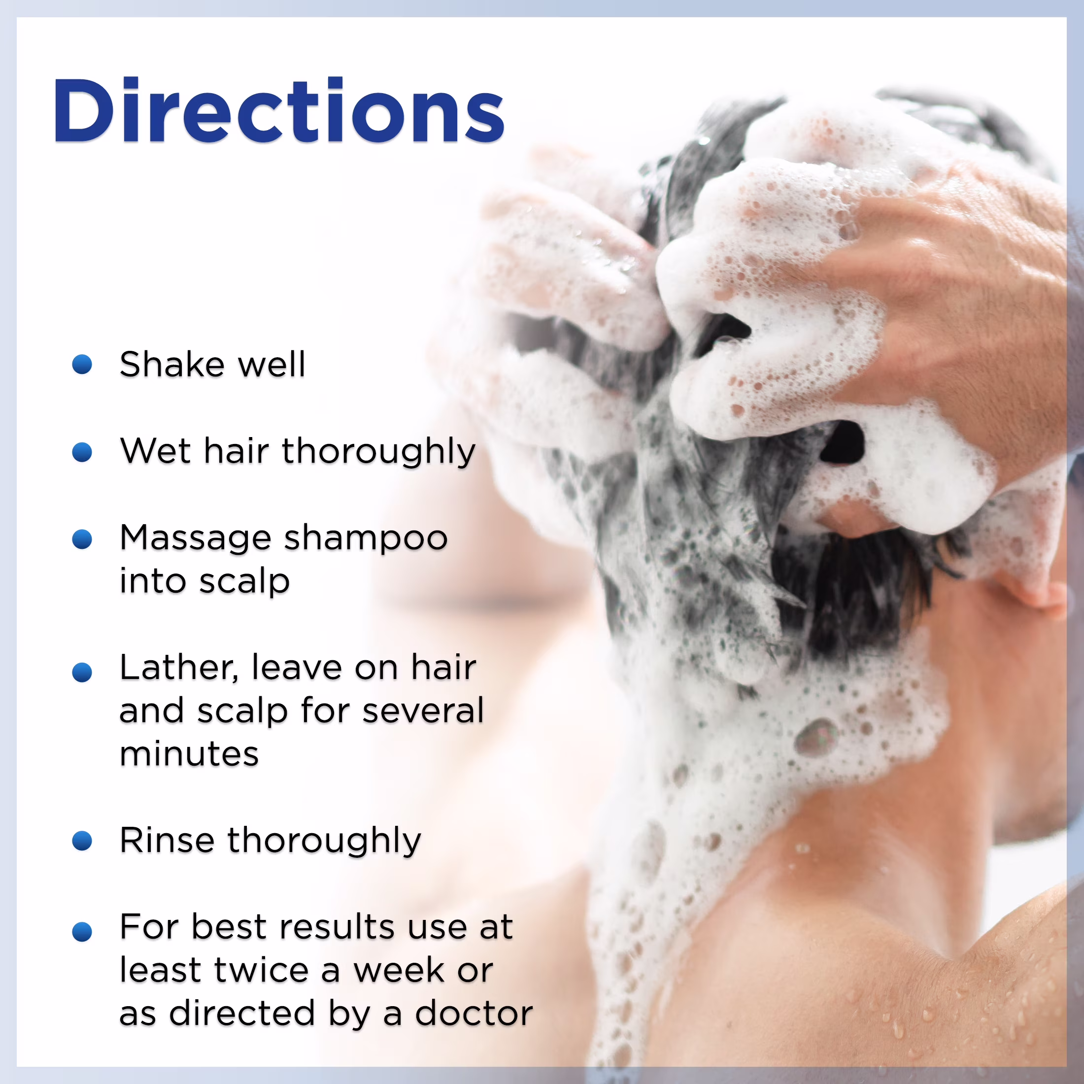 Equate Medicated Dandruff Shampoo with 1% Menthol Selenium Sulfide for Scalp & Hair Care, 11 fl oz, Compare to Selsun Blue® Medicated Dandruff Shampoo