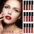thumbnail image 4 of Matte Lip Gloss, Long Lasting Lip Color, Non-Sticky Velvet Texture Lip Gloss with Moisturizing Matte Finish, Smooth Application, Strong Makeup Holding Power, Natural Soft Feel, 4 of 4