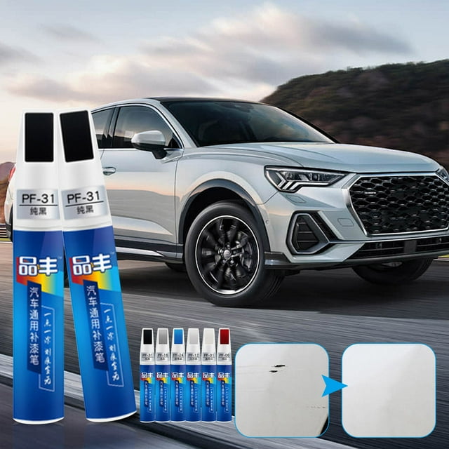 Xihbxyly Lápiz Reparador de Pintura para Autos, Herramienta para Eliminar Rayones, Retoque de Pintura Eficiente, Fácil Aplicación, Secado Rápido, 12 Ml, 5 Opciones de Color, Cuidado Del Auto, Solució