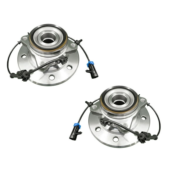 Pair 2 Front Wheel Hub Bearing Assembly For 1996-1999 GMC K1500 with 8 Stud Hub