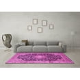 thumbnail image 3 of Ahgly Company Indoor Round Persian Pink Traditional Area Rugs, 5' Round, 3 of 4