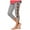 Gray-04, variant on Ugoldhm Girls Yoga Capris Pants Baseball Print Running Workout Pants Sport Summer Kids Athletic Leggings Size 2-13