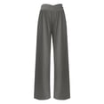 thumbnail image 3 of MKLEKYY Pantalones deportivos para mujer Pantalones de yoga holgados informales con bolsillos y cintura sólida para mujer, 3 of 3