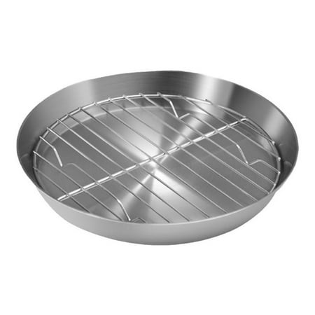 

SUKIY Stainless Steel BBQ Tray Cooling Rack with Removable Grid Rack for Cake Baking