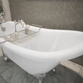thumbnail image 3 of Dreamline Btac6228ffxxf Atlantic 61" Free Standing Acrylic Soaking Tub - White, 3 of 7