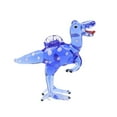 thumbnail image 2 of Dinosaurio de cristal Estantería pequeña o Decoración de mesa Regalos para Adornos de resina para exteriores Aplicaciones amplias Decoración de Azul DYNWAVEMX Escultura de dinosaurio, 2 of 8