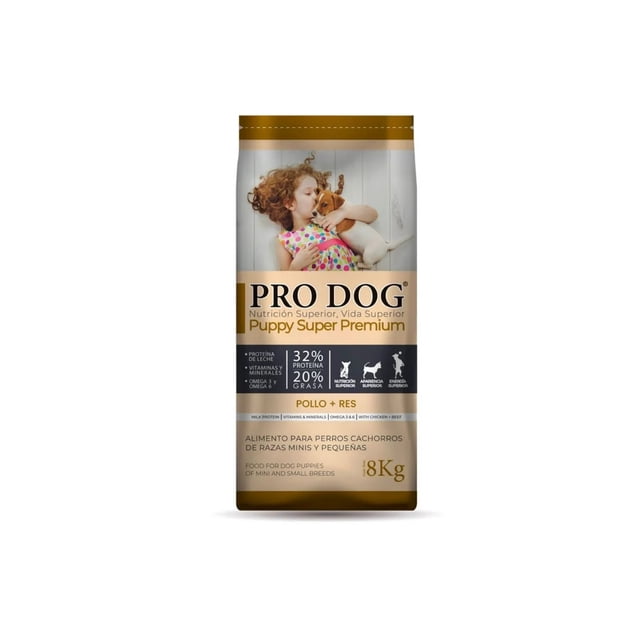 Pro Dog Puppy Razas Minis y Pequeñas 8 Kg