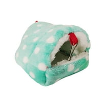 FAMTKT Pet Bed House Mini Hamster Hedgehog Warm Small Bed House Cage
