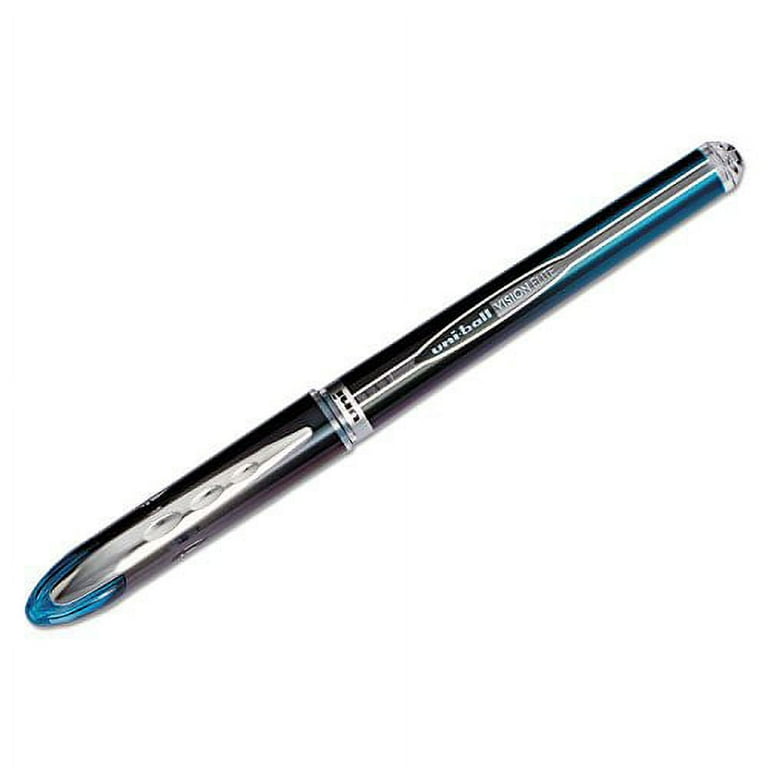 uni-ball - Vision Elite Roller Ball Stick Water-Proof Pen, Blue/Black Ink, Super Fine, Sold as 1 EA uni-ball - Vision Elite Roller Ball Stick Water-Proof Pen, Blue/Black Ink, Super Fine, Sold as 1 EA