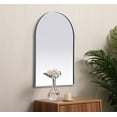 thumbnail image 6 of Metal Frame Arch Mirror 24x36 Inch in Black, 6 of 7