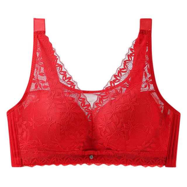 Womans Large Size Ventilate Rear Four Buckle Bra Without Steel Rim