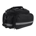 thumbnail image 5 of CIMAXIC Bike Rear Rack Pouch Storage Bag Black Oxford Cloth Large Capacity Design 1Pcs, 5 of 8