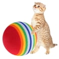 thumbnail image 4 of Pelota de tenis para mascotas 10 Uds. pelotas de juguete de arcoíris suaves ligeras para mascotas gatos perros Hugtrwg Para estrenar, 4 of 5