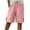 Pink, variant on MAIHAN Womens Bermuda Shorts Summer Casual Wide Leg Knee Length High Waisted Cotton Long Shorts with Pockets Beach Outfits(Khaki,XXXXL)