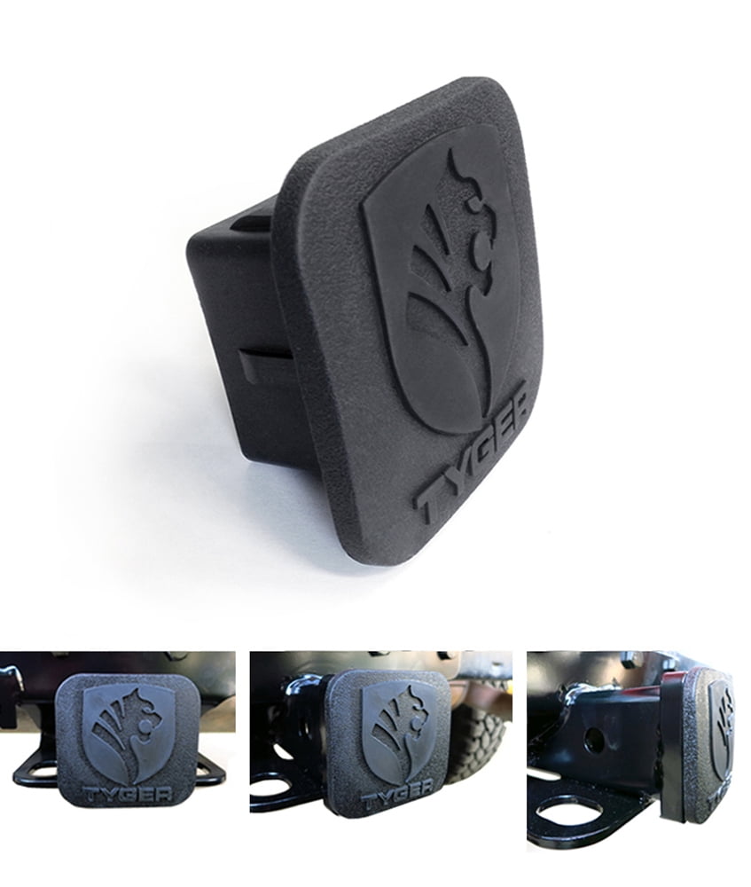 Tyger Auto TG-HC20000B New Hitch Cover Universal Fit on 2inch Towing Trailer Hitch Receiver Tube