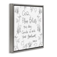 thumbnail image 2 of Stupell Industries God Bless This Day Gray Framed Floater Canvas Wall Art, design by Patricia Pinto, 2 of 10