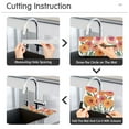 thumbnail image 5 of Yayeee Faucet Mat for Kitchen Sink 14.7" Diatomite Long Splash Guard Pad, Hand Drawn Floral, 5 of 7