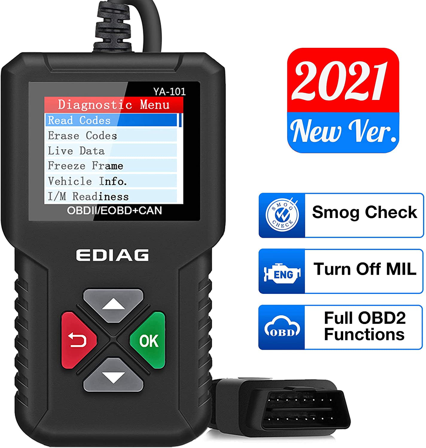 Automotive OBD2 Scanner Car Fault Code Reader Auto Diagnostic Tool Check Engine 