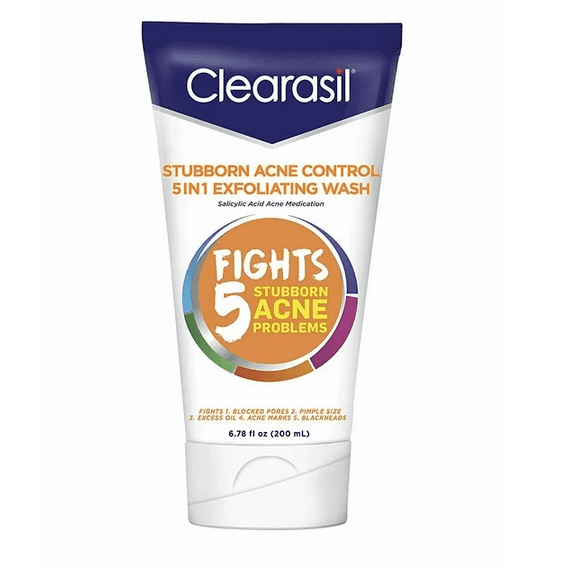 Clearasil Ultra 5in1 Exfoliating Wash, 6.78 oz. (Pack of 4)
