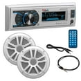 thumbnail image 2 of BOSS Audio Marine 180 Watt 2 Pack 6.5 Inch Speakers, AM/FM Receiver, and Antenna, 2 of 2