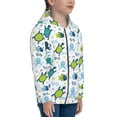 thumbnail image 5 of Naloa Cartoon Sea Creatures Teenage Zipper Hoodie, Long Sleeve Zip Up Hoodies Casual Jackets Tops for 7-12 Years-Small, 5 of 6