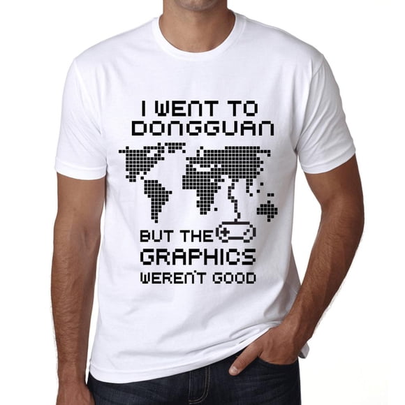 Men's Graphic T-Shirt I Went To Dongguan But The Graphics Weren’t Good Eco-Friendly Limited Edition Short Sleeve Tee-Shirt Vintage Birthday Gift Novelty