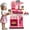 Pink, variant on RUVINCE 53pcs Kids Kitchen Playset Chef's Cooking Stove Play Sink Oven Kitchen Toys with Realistic Lights&Sounds Pretend Play Toys for Toddlers