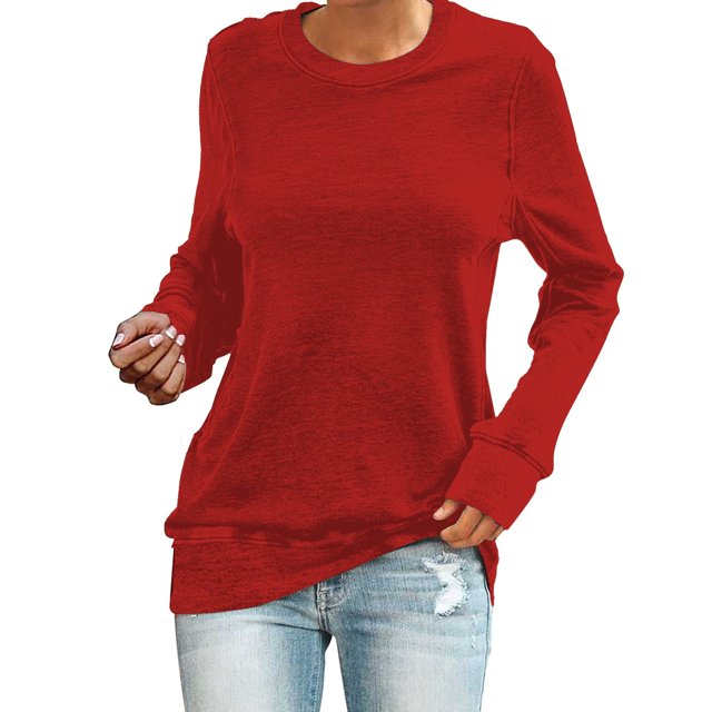 Customizable Women's Hoodless Sweatshirt DIY Photo Text Design Comfortable Casual Fashion Top