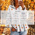 thumbnail image 3 of Xdegoge Womens Fall Pumpkin Print Hooded Sweatshirts Long Sleeve Babydoll Peplum Pullover Ruffle Hem Graphic Tops Casual Thanksgiving Clothes, 3 of 7