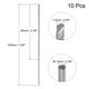 thumbnail image 2 of Brocas de Mini Tornillo Uxcell, Acero de Alta Velocidad, Brocas Extra Largas 0.7x120mm, 2 of 6