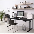 thumbnail image 1 of 55" Adjustable Electric Desk Computer Home Office Table Power Outlet, 1 of 6