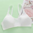 thumbnail image 2 of Gvdentm Soft Padded Bras for Girls & Teens 9-18Years, No Wires Cotton Developed Training Bras(White,10-16 Years), 2 of 6