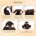 thumbnail image 4 of Jumbo Satin Flexi Rods for Heatless Overnight Curls, Soft No-Heat Hair Styling Tools for All Hair Types, 3pcs Blue, 4 of 6