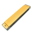 thumbnail image 1 of Unique Bargains Gold Tone 16 Holes Mouth Organ Musical Harmonica, 1 of 1