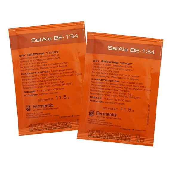 Safale BE-134 Dry Yeast - 11.5 g (2 Packs)