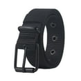 thumbnail image 2 of Tnobhg Men Webbing Belt Needle Buckle Nylon Belt with Adjustable Holes Extend Students Jeans Band Sports Strap, 2 of 8
