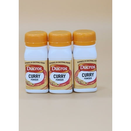 Ducros Curry Powder, Aromatic Spice Blend for Cooking, Seasoning & Flavor Boost – 3 x 25g