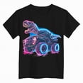 thumbnail image 4 of NOLDARES Toddler Boy Clothes Summer Cute Cotton Crew Neck Short Sleeve T-Shirt for daily(Black,13-14 Years), 4 of 4