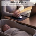 thumbnail image 2 of SANPTENT LED Wireless Mouse, Slim Rechargeable Silent Mouse, 2.4G Portable USB Optical Computer Mice with USB Receiver - White, 2 of 7