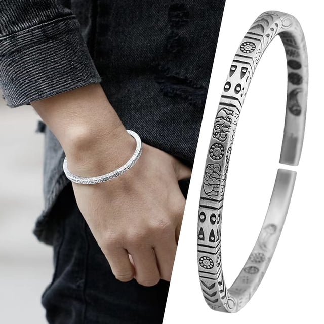 Style Ethnique Écoénergétique Ouverture Réglable pour Hommes Idée pour Père Mari
