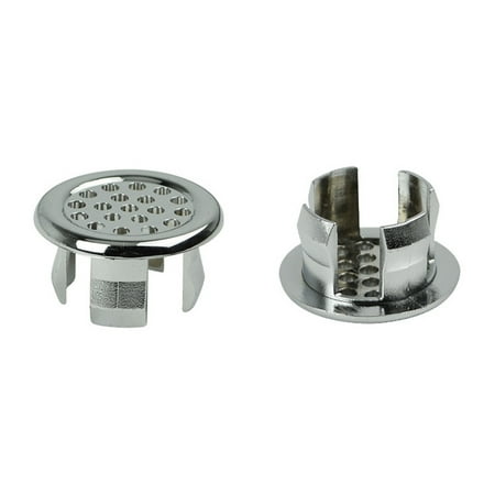 Chrome Bathroom Basin Sink Spare Replacement Round Overflow Cover Tidy Trim 30 * 16 * 22mm, Easy to Install,Multiple (Best Heat Sink Design)