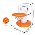 thumbnail image 3 of Basketball Toss Toy for Pool Party, Interactive Water Game for and Parents, Inflatable Floating Basketball Hoop Set, Portable Outdoor Summer Activity, 3 of 6