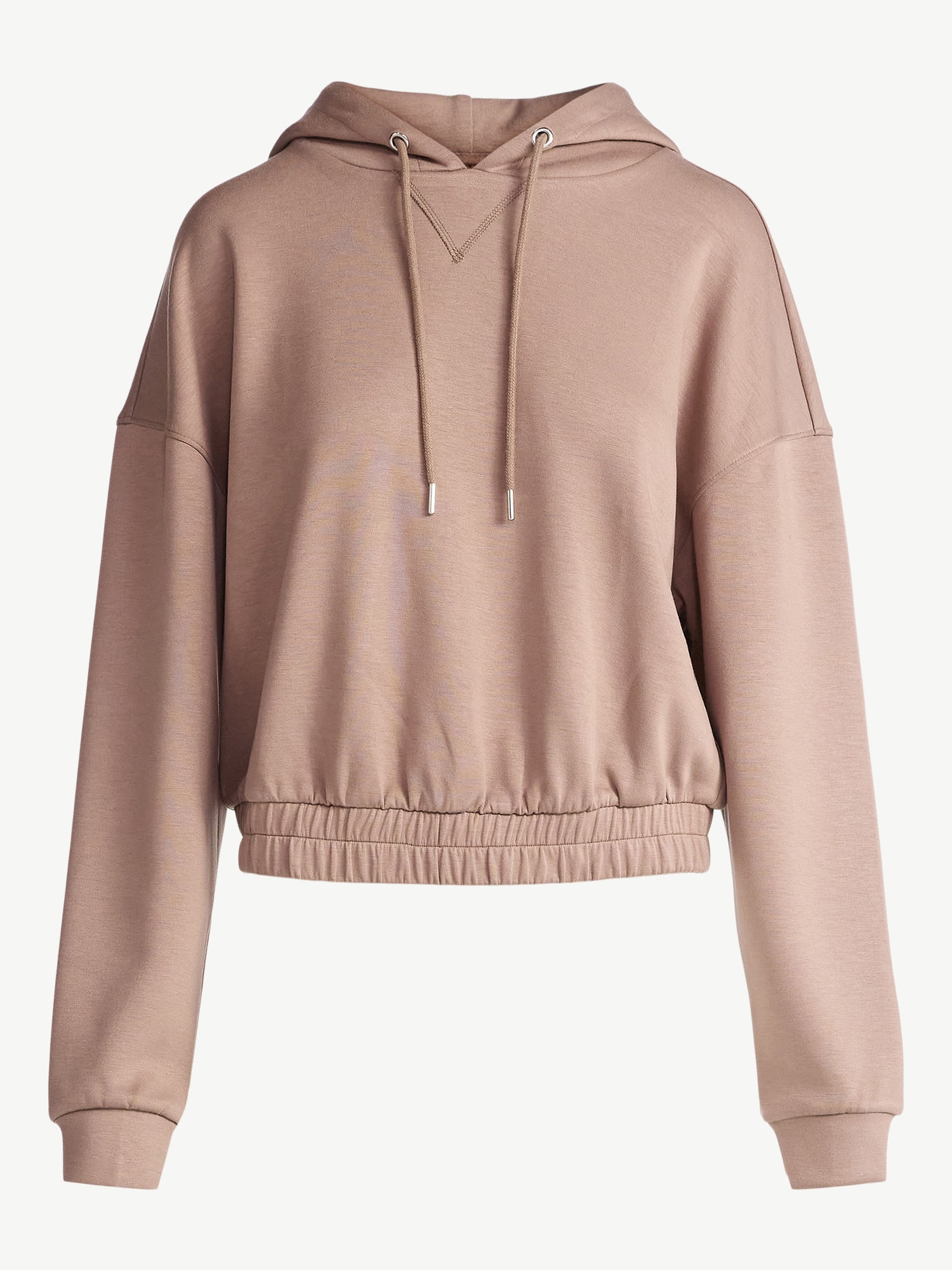 Scoop Women's and Women's Plus New Scubaknit Pullover Hoodie, Sizes XS-4X