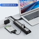 thumbnail image 2 of Hub USB de 10 puertos, extensor de concentrador USB, adaptador divisor de red, carga rápida/transferencia de datos con alimentación, para , PC, laptop, ratones, teclados, 2 of 8